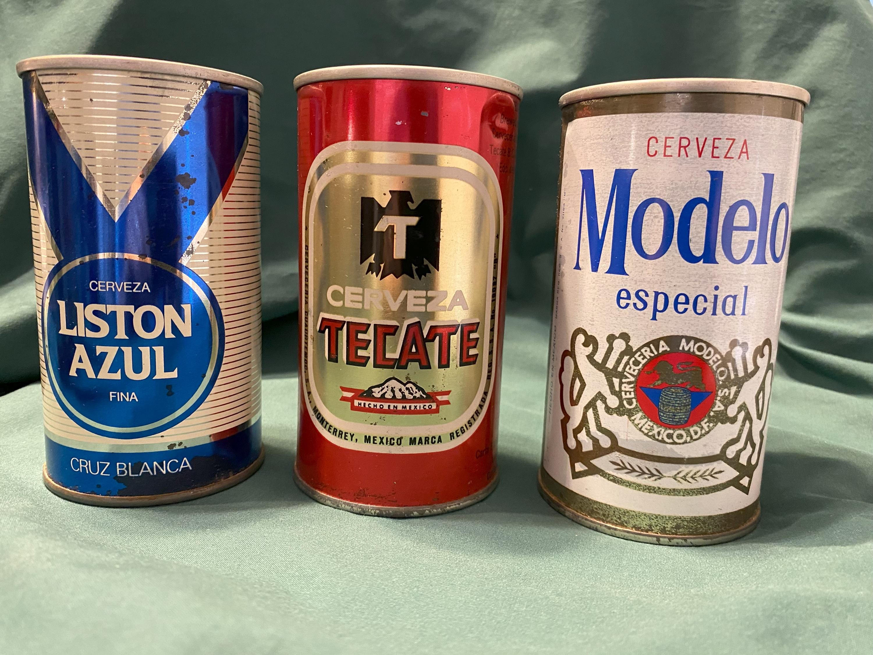 Vintage Beer Cans of Mexico. Three 12 Oz Cans. - Etsy