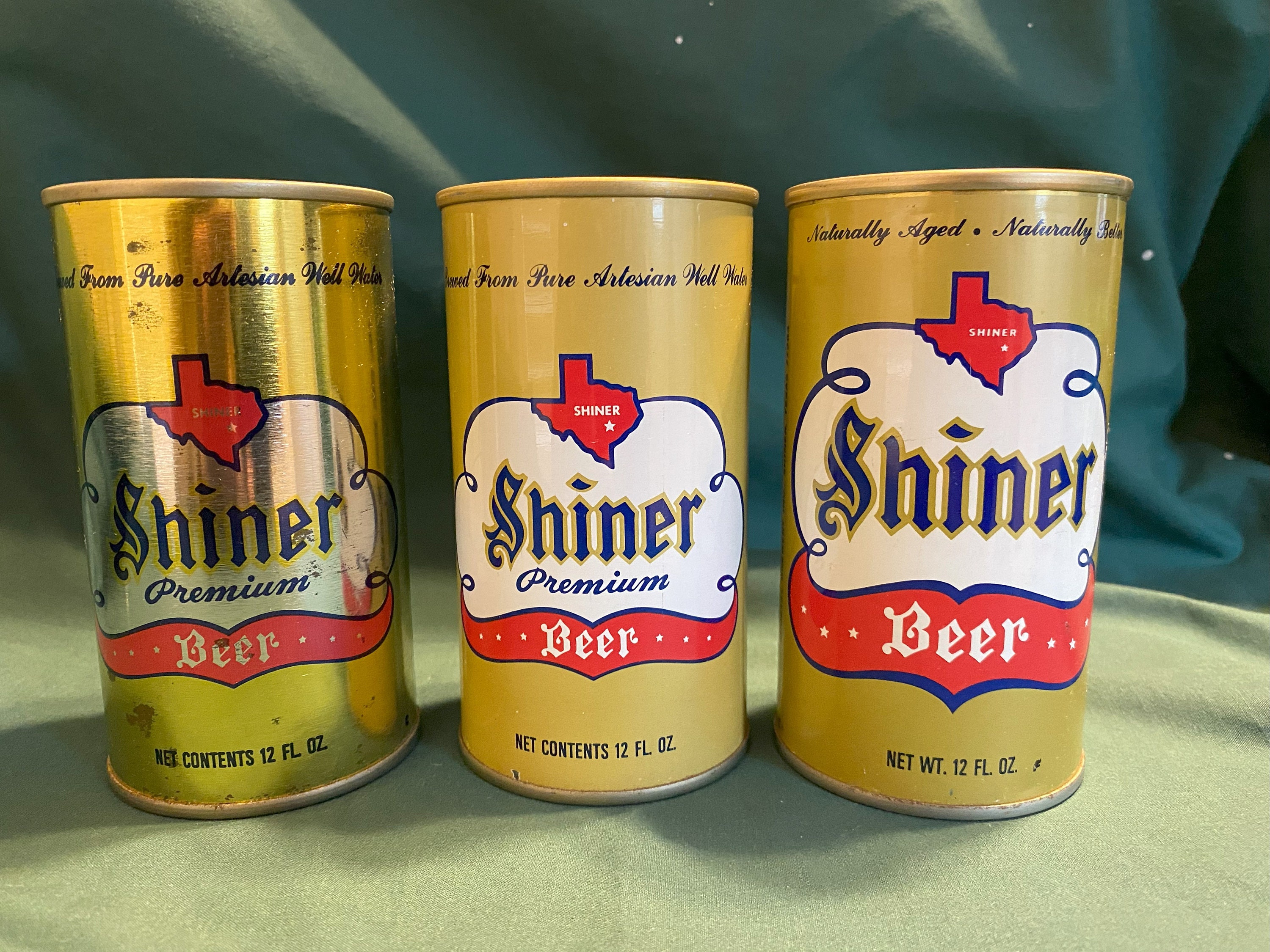 Vintage Shiner Beer Can Variety. Three 12 Oz. Cans. Etsy