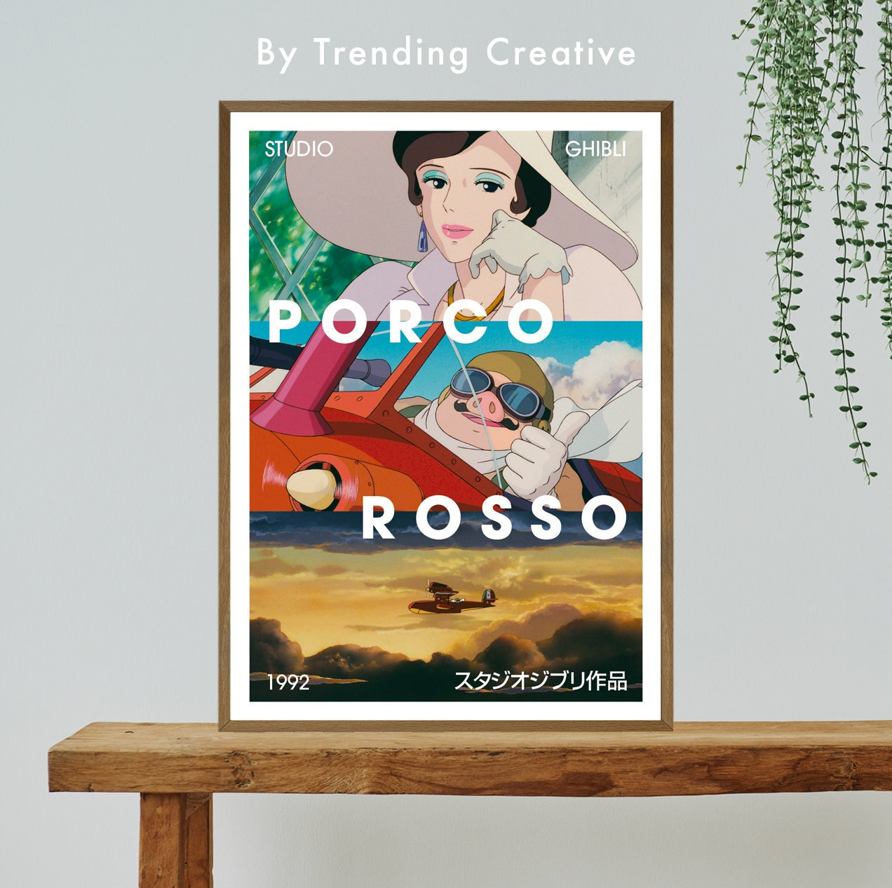 Garden from Porco Rosso in Nicker poster colors. : r/Gouache
