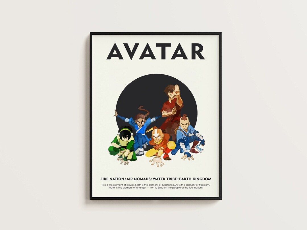Illustrated Poster Minimal Animation Style Print Wall Decor - Etsy