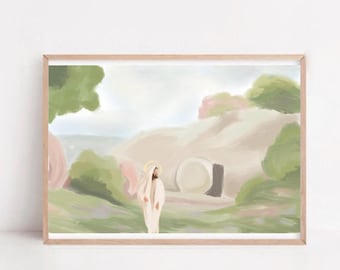 Cuadro de Pascua Él ha resucitado