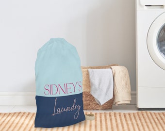 Laundry Bag for College, Custom Garment Bag, Personalized Roommate Gift, Laundry Basket, Dorm Room Essentials