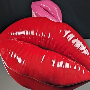 Lips Wall Art Hangable Decor - Gift for women