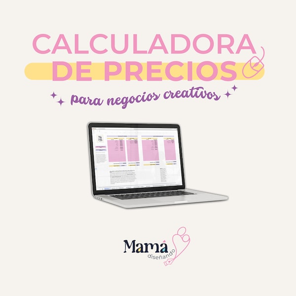 Calculadora de precios para papelería creativa + registro de ingresos, egresos y administración de dinero, hoja de cálculo en Excel