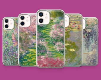 Claude Monet Phone Case Art Vintage Painting Cover for iPhone 17, 16 Pro, 15, 14, 13, 12, Samsung S26, S25, S24, S23, S22, A17, Pixel 10, 9A