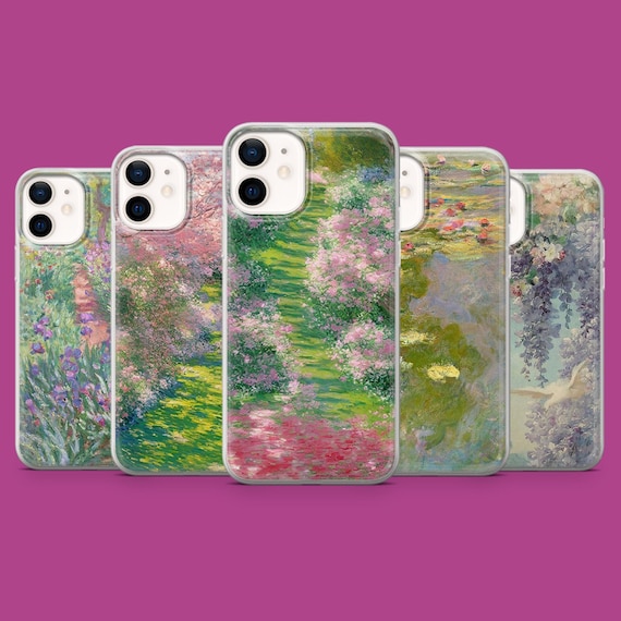 Claude Monet Phone Case Art Vintage Painting Cover for iPhone 17, 16 Pro, 15, 14, 13, 12, Samsung S26, S25, S24, S23, S22, A17, Pixel 10, 9A