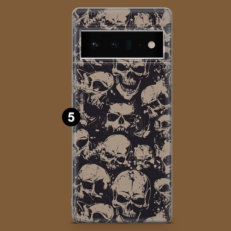 Horror telefoonhoesje Goth Gore Eyes Cover voor Pixel 10, 10A, 9Pro XL, 8A, iPhone 17, 16 Pro, 15, 14, Samsung S26, S25, S24, S23, A57, A17, A16 5