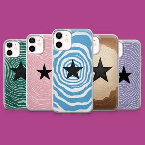 Twinkle Star Phone Case Y2K Shining Luminous Cover for iPhone 17 16 15 14 13 12 11 Samsung S25Ultra S24 S23FE A55 A35 A16 Pixel 10 Pro 9A 8A