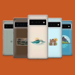 Coque de téléphone minimaliste, élégante et esthétique adaptée pour Google Pixel 9 9Pro XL 8A 8Pro 7A 6A, iPhone 16 15 14 13 12, Samsung S25 S24 A55 A35