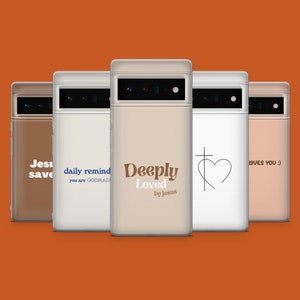 Christian Phone Case Jesus Belief Cover fits for Google Pixel 9 9Pro XL 8 8A 8Pro 7A 6A, iPhone 16 15 14 13 12, Samsung S25 S24 A55 A35
