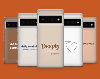 Christian Phone Case Jesus Belief Cover for Pixel 10, 10A, 9Pro XL, 8A, iPhone 17, 16 Pro, 15, 14, Samsung S26, S25, S24, S23, A57, A56, A17