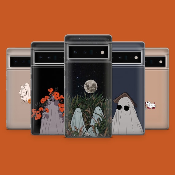 Ghost Phone Case Haunting Spirits Cover for Pixel 10, 10A, 9Pro XL, 8A, iPhone 17, 16 Pro, 15, 14, Samsung S26, S25, S24, S23, A57, A17, A16