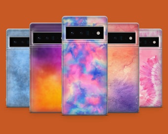 Tye Dye Phone Case Tie Pastel Rainbow Cover for Pixel 11, 10A, 9Pro XL, iPhone 18 Pro, 17, 16, 15, 14, 13, Samsung S26, S25, S24, S23, A57