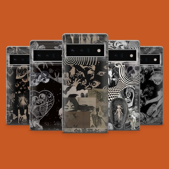 Gothic Phone Case Goth Grunge Punk Cover ffor Pixel 10, 10A, 9Pro XL, 8A, iPhone 17, 16 Pro, 15, 14, Samsung S26, S25, S24, S23, A57, A17