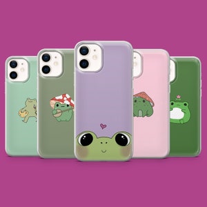 Custodia per telefono con motivo a rana, modello Amphibian Leap Toad, adatta per iPhone 16, 15, 14, 13, 12, 11, Samsung S25Ultra S24FE S23 A55 A35 A16 Pixel 9, 9Pro 8, 8A, 7A