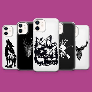 Hunting Phone Case Mule Deer Cover fits for iPhone 17 Air 16 15 14 13 12 11 Samsung S25Ultra S24 S23FE A55 A35 A16 Pixel 10 Pro 9A 8A 7A
