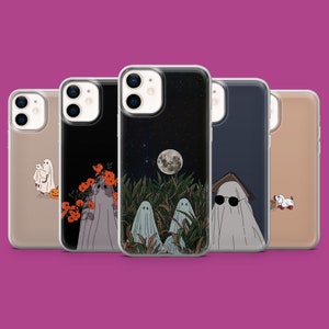 Geist Handyhülle Haunting Spirits Cover passend für iPhone 17 16 15 14 13 12 11 Samsung S25Ultra S24 S23FE A55 A35 A16 Pixel 10 Pro 9A 8A 7A