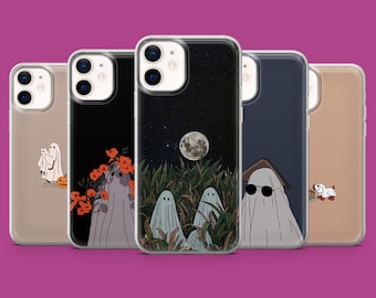 Funda para teléfono con espíritus fantasmales para iPhone 17, 16 Pro, 15, 14, 13, 12, Samsung S26, S25, S24, S23, S22, A57, A17, Pixel 10, 10A, 9A