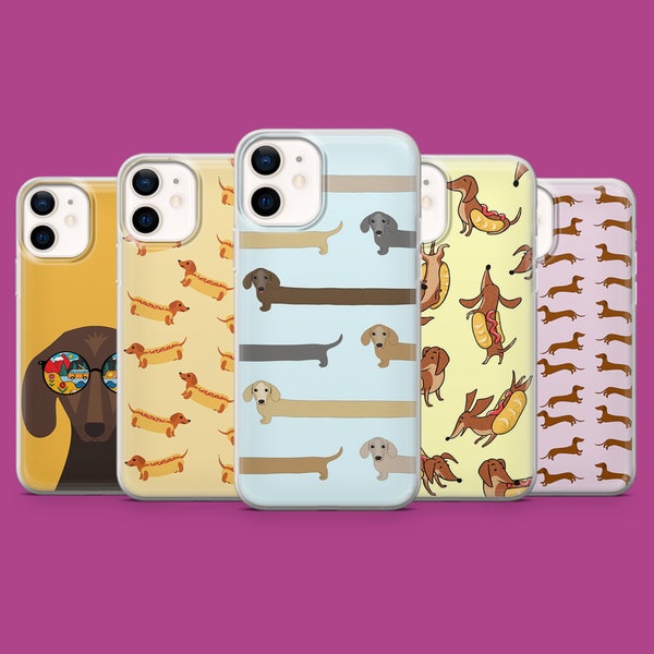 Custodia per telefono bassotto Wiener Sausage Dog Cover per iPhone 15 14 13 12 11 Xr Samsung S24Ultra S24 S23 S23FE A54 A34 A14 Pixel 8 8A 7A 7Pro 6A