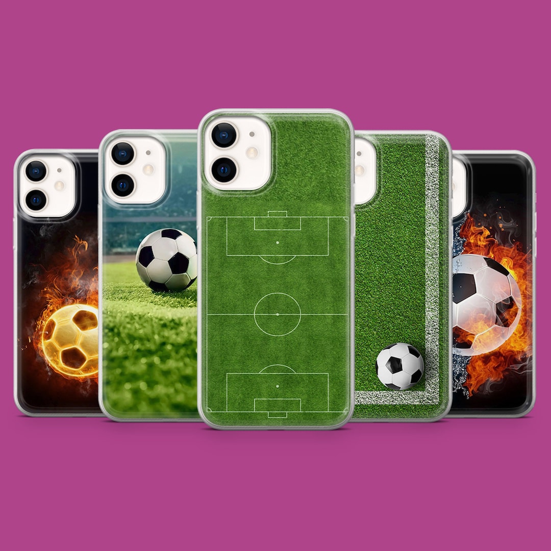 Football Phone Case Soccer Goal Competition Cover for iPhone 16 15 14