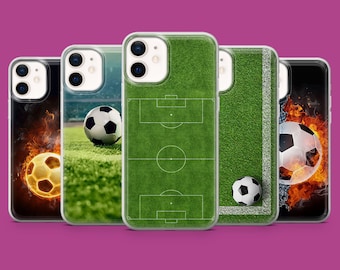 Football Phone Case Soccer Goal Competition Cover for iPhone 17, 16 Pro, 15, 14, 13, 12, Samsung S26, S25, S24, S23, A57, Pixel 10, 10A, 9A