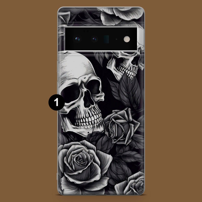 Horror telefoonhoesje Goth Gore Eyes Cover voor Pixel 10, 10A, 9Pro XL, 8A, iPhone 17, 16 Pro, 15, 14, Samsung S26, S25, S24, S23, A57, A17, A16 1