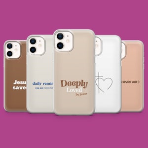 Christian Phone Case Jesus Belief Cover fits for iPhone 17 16 15 14 13 12 11 Samsung S25Ultra S24 S23FE A55 A35 A16 Pixel 10 Pro 9A 8A 7A