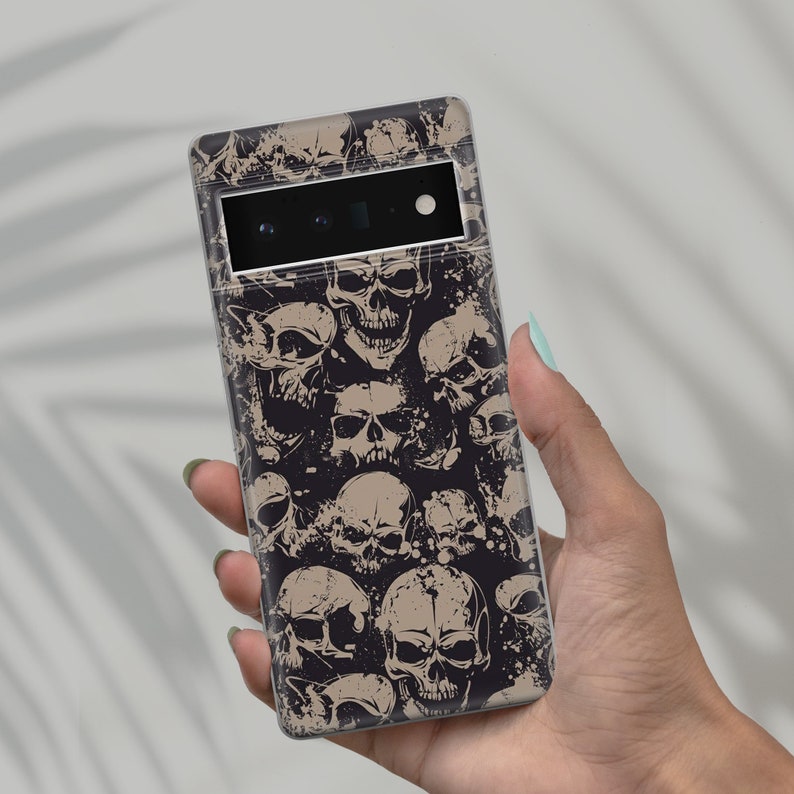 Horror telefoonhoesje Goth Gore Eyes Cover voor Pixel 10, 10A, 9Pro XL, 8A, iPhone 17, 16 Pro, 15, 14, Samsung S26, S25, S24, S23, A57, A17, A16 afbeelding 9