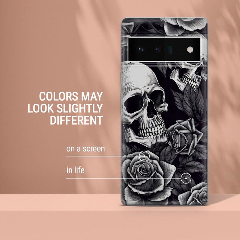 Horror telefoonhoesje Goth Gore Eyes Cover voor Pixel 10, 10A, 9Pro XL, 8A, iPhone 17, 16 Pro, 15, 14, Samsung S26, S25, S24, S23, A57, A17, A16 afbeelding 7