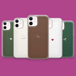 Custodia per telefono minimalista, semplice ed estetica, per iPhone 16Pro, 15, 14, 13, 12, Samsung S25Ultra, S24, S23, S22, A16, A55, A35, Pixel 9, 8A