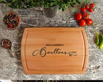 Personalized Cutting Board, Custom Cutting Board, Couple Cutting Board, Charcuterie Boards, Engraved Cutting Board, Personalized Gifts