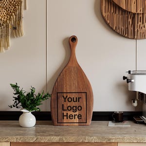 Engraved Logo Cutting Board, Custom Logo Cutting Board, Personalized Logo Board, Charcuterie Boards, Housewarming Gift, Restaurant Branding