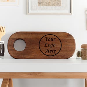 Engraved Cutting Board, Custom Logo Board, Personalized Gifts, Charcuterie Board, Client Gift, Corporate Gift, Restaurant Branding