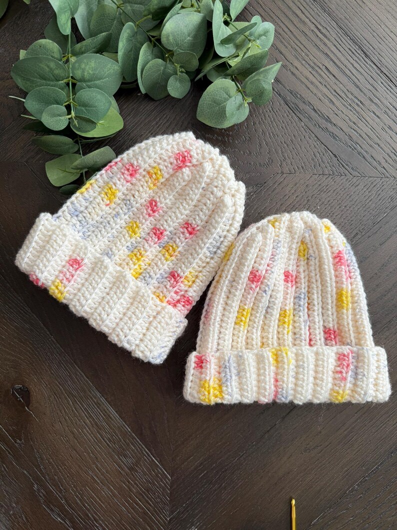 Cozy Ridge Beanie Crochet Pattern: Easy Ribbed Winter Hat (PDF Pattern ...