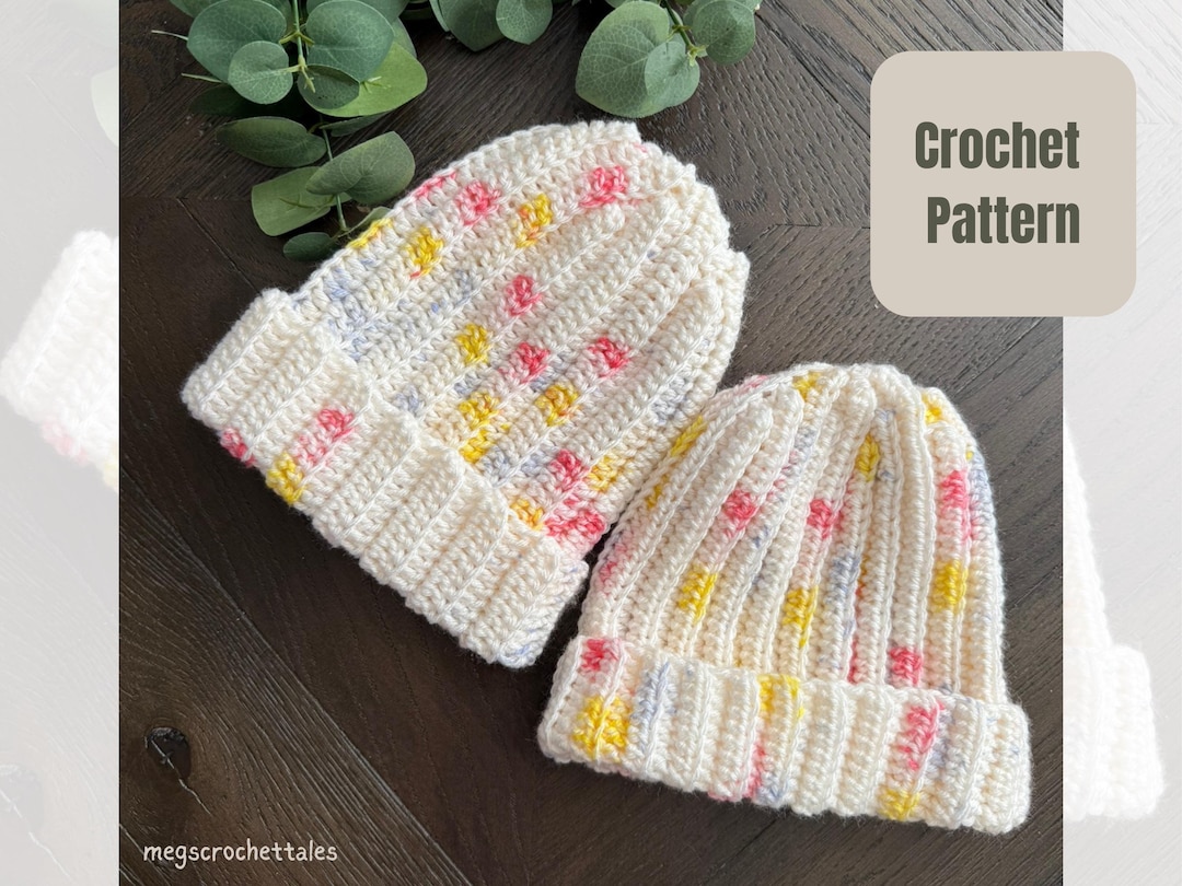 Cozy Ridge Beanie Crochet Pattern: Easy Ribbed Winter Hat (PDF Pattern ...