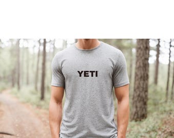 Camiseta con estampado de Yeti, camiseta de hombre de Bigfoot, camiseta de Sasquatch para hombre, camiseta con eslogan de Yeti, camiseta de Yeti, camiseta para amantes de Bigfoot, regalo de Yeti para él