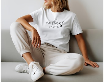 Camiseta Modo Avión, Camiseta de Vacaciones para Mujer, Camiseta Modo Vacaciones, Camiseta de Vacaciones para Mujer, Camiseta de Avión, Camiseta de Regalo de Vacaciones, Regalo para Ella