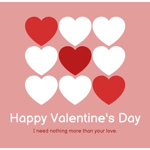 Divertente biglietto di San Valentino / Nota d'amore digitale stampabile per lui o lei / Regalo facile da scaricare all'istante
