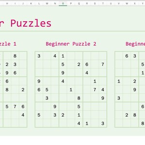 Interaktivt Sudoku-spel: Excel-pussel för logiskt tänkande