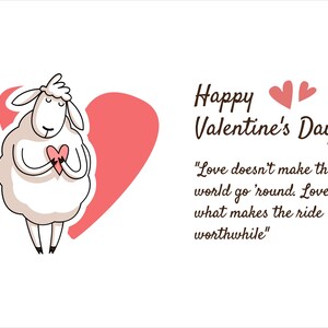 Digital Valentines Day Card | Printable Love Message | Eco-Friendly Instant Download Card