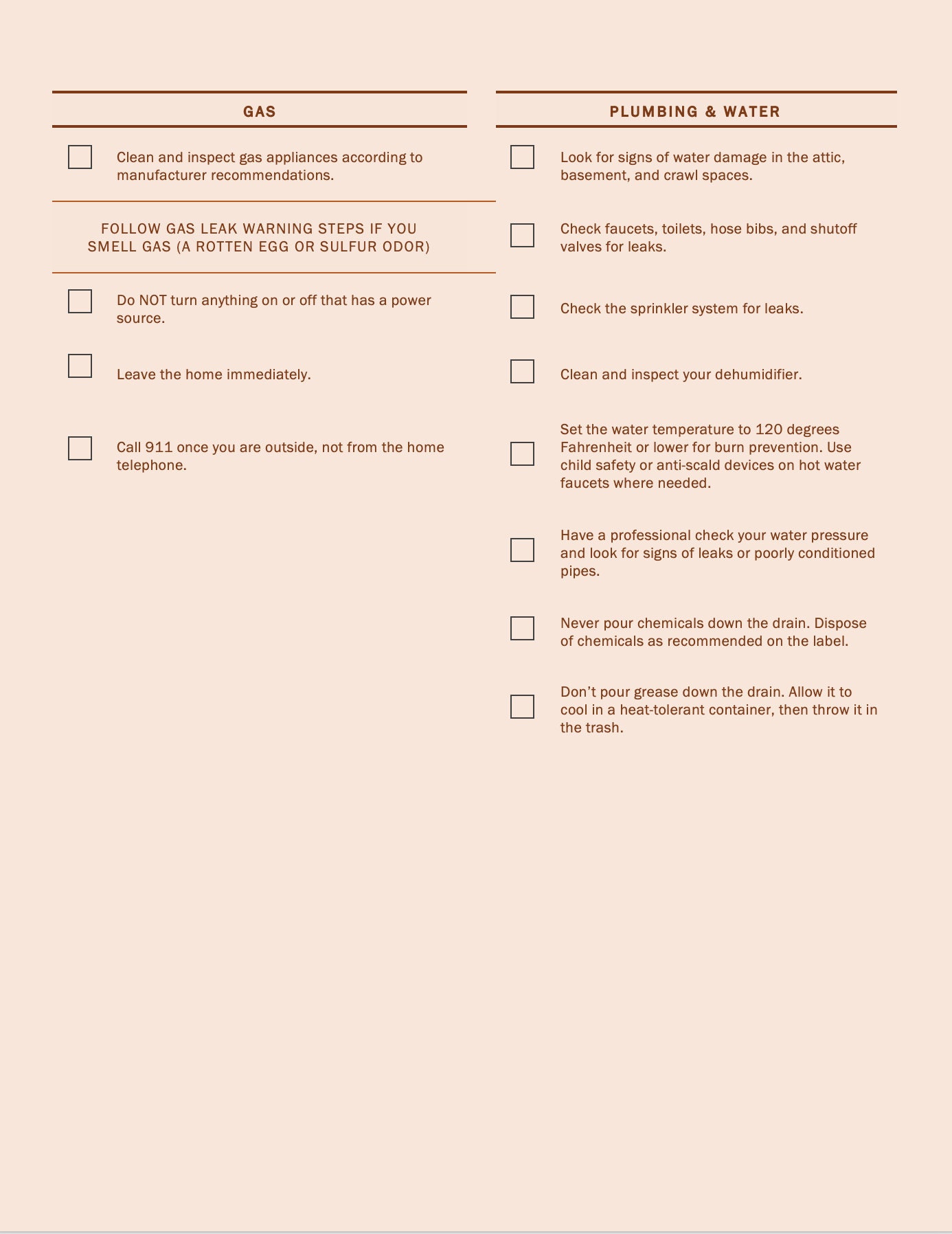 Household Safety Checklist Template Printable Home Security Planner Etsy