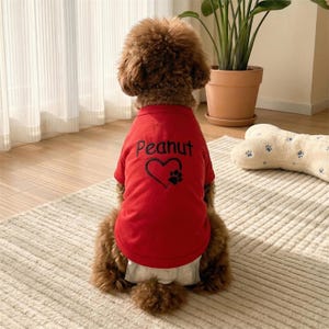 Personalized Pet clothing, custom puppy and kitten clothes, Dog birthday dress, pet wedding dress, Dog Cat Christmas sweater,Pet Owner Gifts