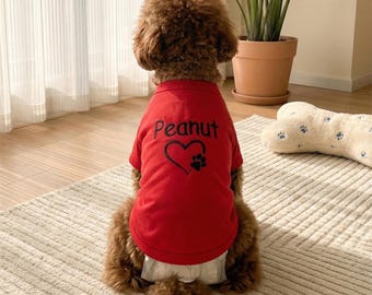 Personalized Pet clothing, custom puppy and kitten clothes, Dog birthday dress, pet wedding dress, Dog Cat Christmas sweater,Pet Owner Gifts