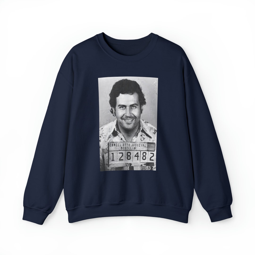Pablo Escobar Hoodie, Pablo Escobar Hooded Sweatshirt Etsy