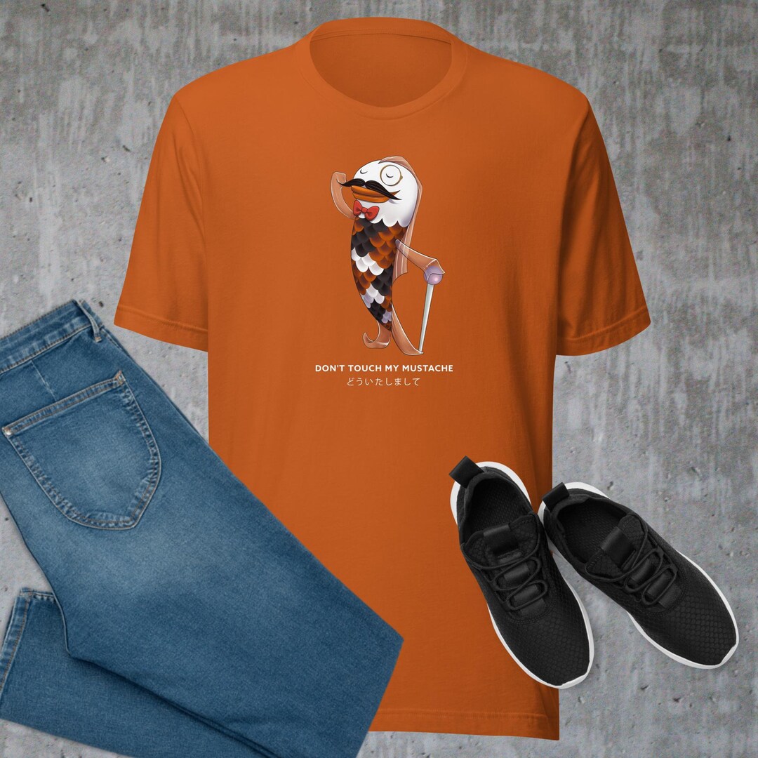 Unisex Don't Touch My Moustache Tshirt Etsy