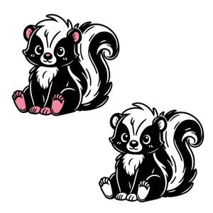 Baby Skunk SVG, digital download animal sublimations