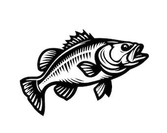 Bass Fishing Svg, Fishing Svg, Bass Fish Svg, Bass Clipart, Bass Vector, Bass Cricut, Bass Cut file, Fish Svg, Fish Hook Svg, Fishing PNG