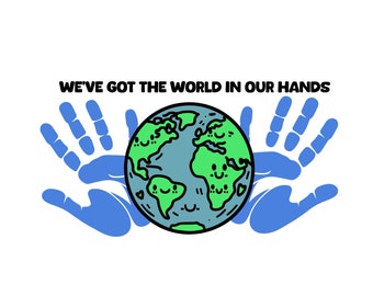 Earth Day svg, Earth Day Handprint Art, Earth Day Art for Kids, Handprint Craft, Earth Day Activities, Craft For Kids Baby Toddler png