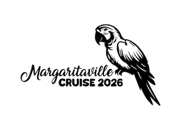 Margaritaville cruise 2025 svg, Island Time PNG, Margaritaville, Margarita PNG, Colorful Parrot, svg, Digital Download, Clipart, Sublimation