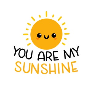 Du bist mein Sonnenschein svg/png/jpg